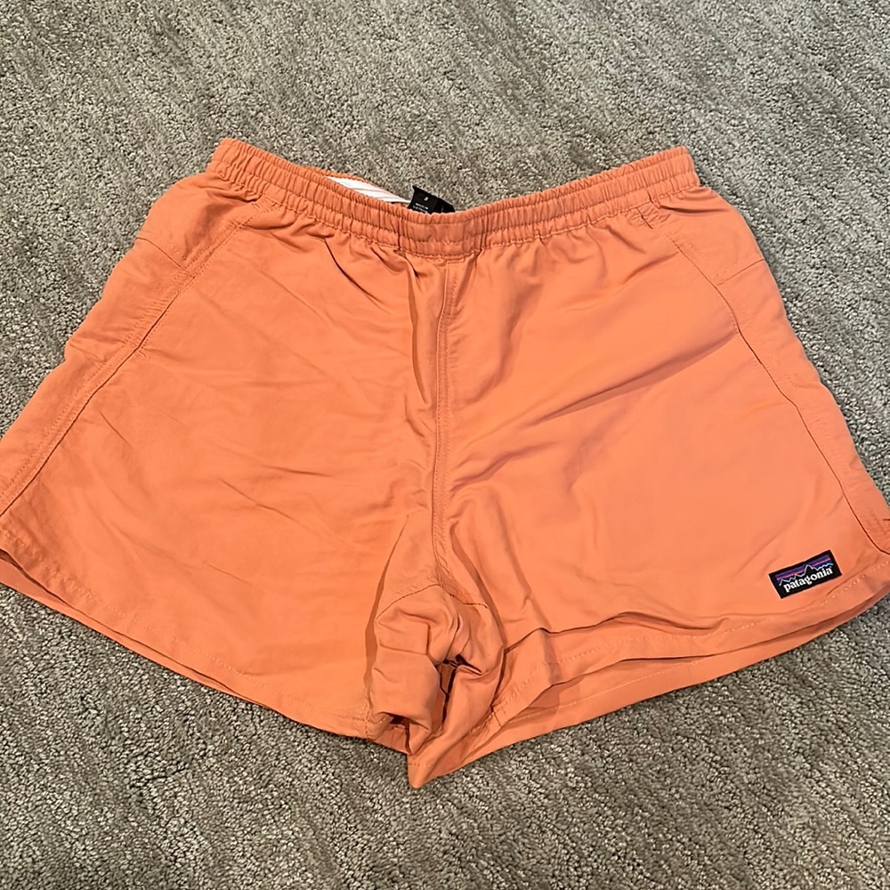 Salmon patagonia shorts